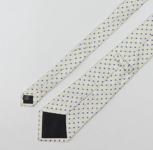 Preworn Mens Multicoloured Plaids & Checks Silk Pointed Tie One Size