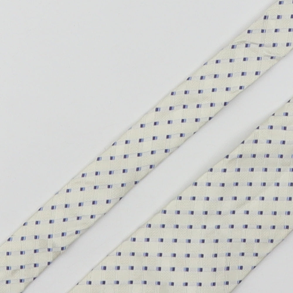 Preworn Mens Multicoloured Plaids & Checks Silk Pointed Tie One Size