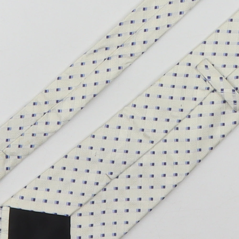 Preworn Mens Multicoloured Plaids & Checks Silk Pointed Tie One Size