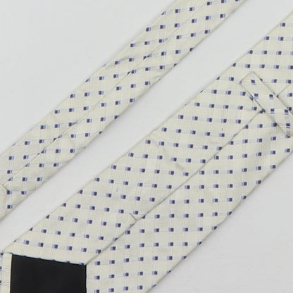 Preworn Mens Multicoloured Plaids & Checks Silk Pointed Tie One Size