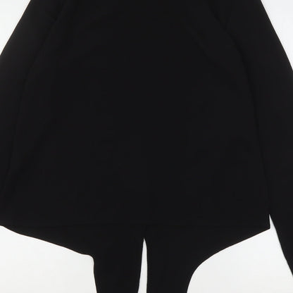 Womens UK Size S Brave Soul Black Basic Button-Up