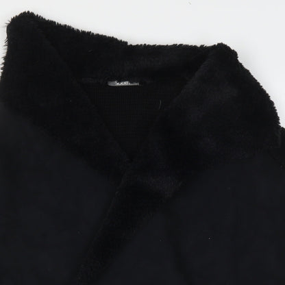 Womens UK Size 14 South Black Cardigan Jumper