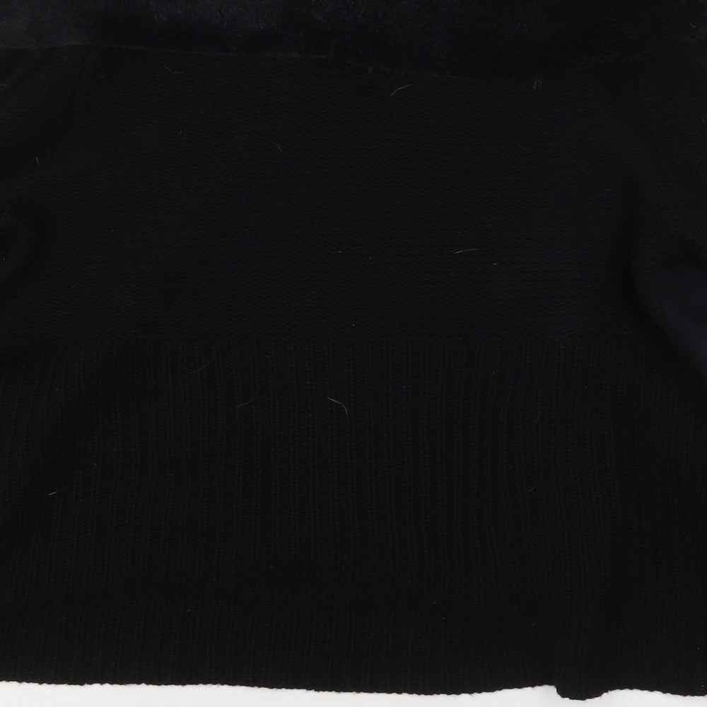 Womens UK Size 14 South Black Cardigan Jumper