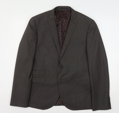 Mens UK Size 42 NEXT Regular Brown Suit Jacket
