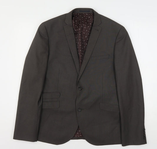 Mens UK Size 42 NEXT Regular Brown Suit Jacket