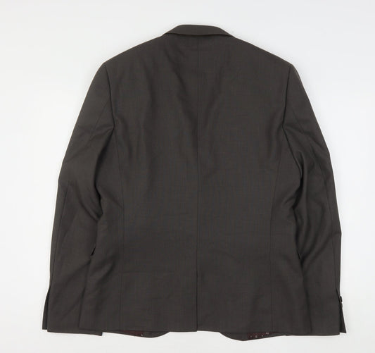 Mens UK Size 42 NEXT Regular Brown Suit Jacket