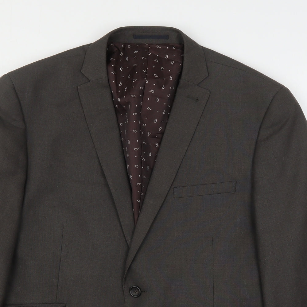 Mens UK Size 42 NEXT Regular Brown Suit Jacket