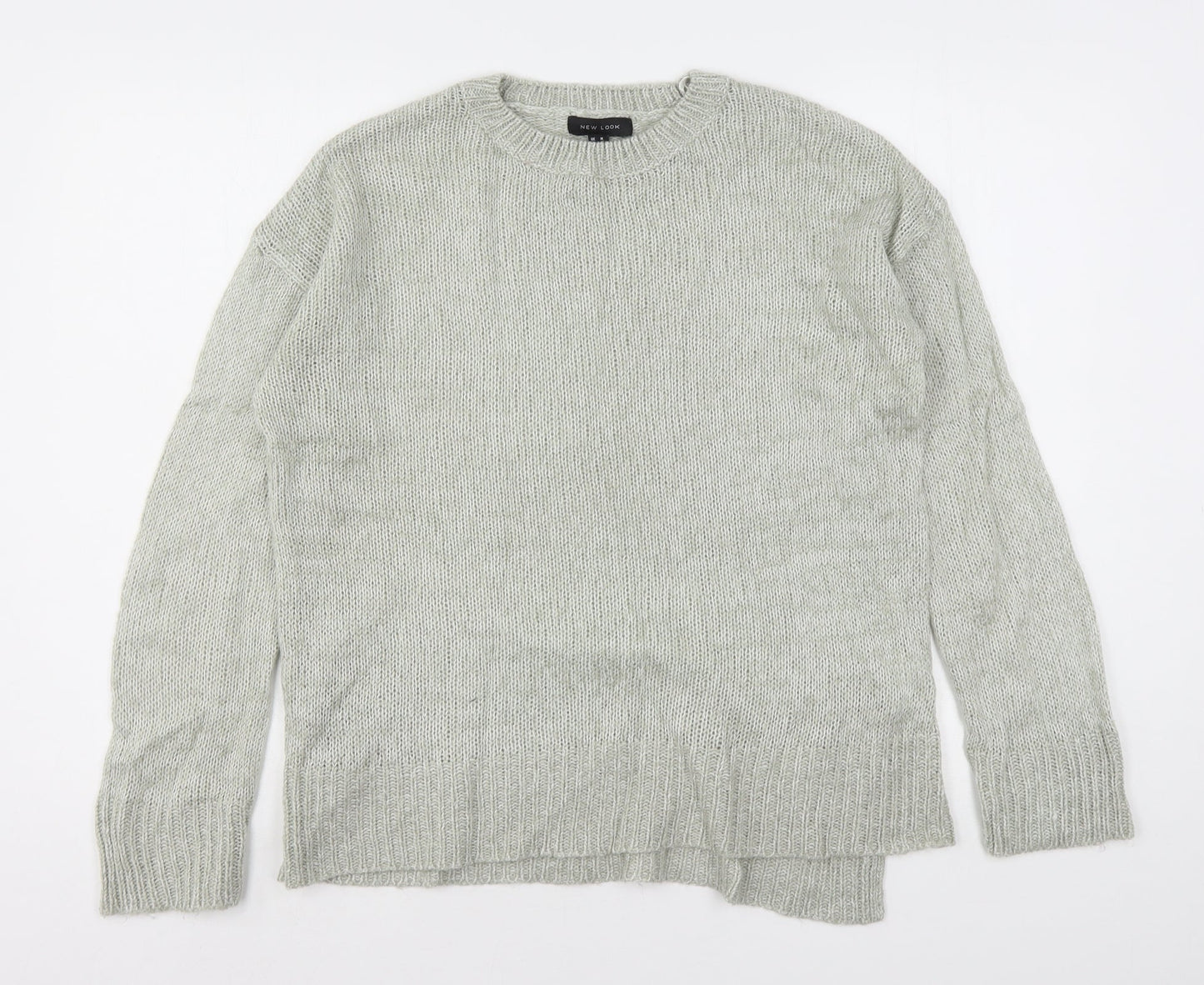 Womens UK Size M New Look Grey Pullover Jumper