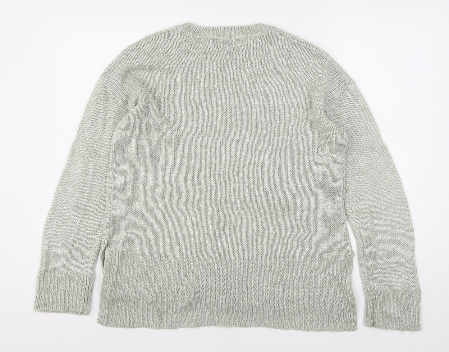 Womens UK Size M New Look Grey Pullover Jumper