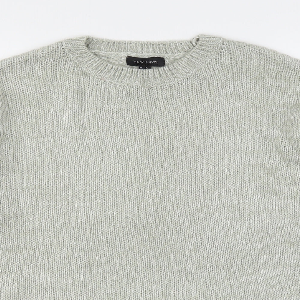 Womens UK Size M New Look Grey Pullover Jumper