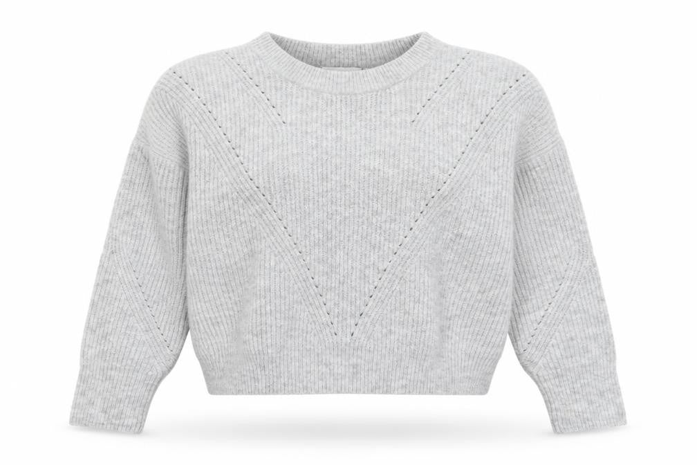 Womens UK Size S Topshop Grey Pullover Jumper