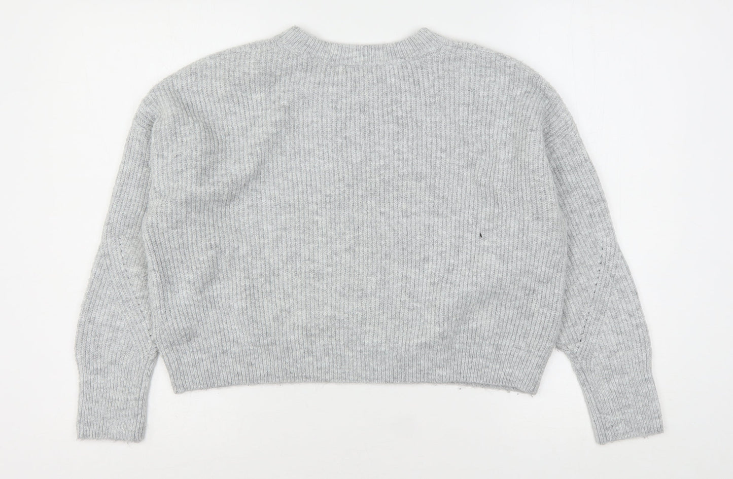 Womens UK Size S Topshop Grey Pullover Jumper