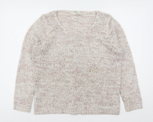 Womens UK Size 14 Debenhams Beige Pullover Jumper