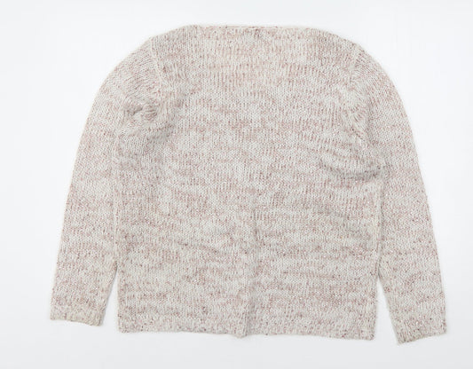Womens UK Size 14 Debenhams Beige Pullover Jumper