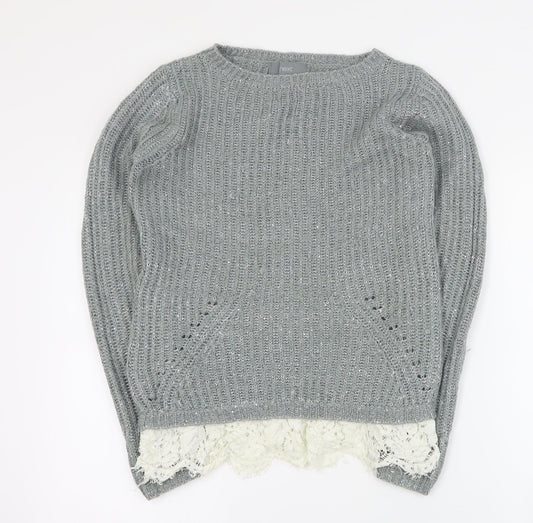 Womens UK Size XS NEXT Green Pullover Jumper