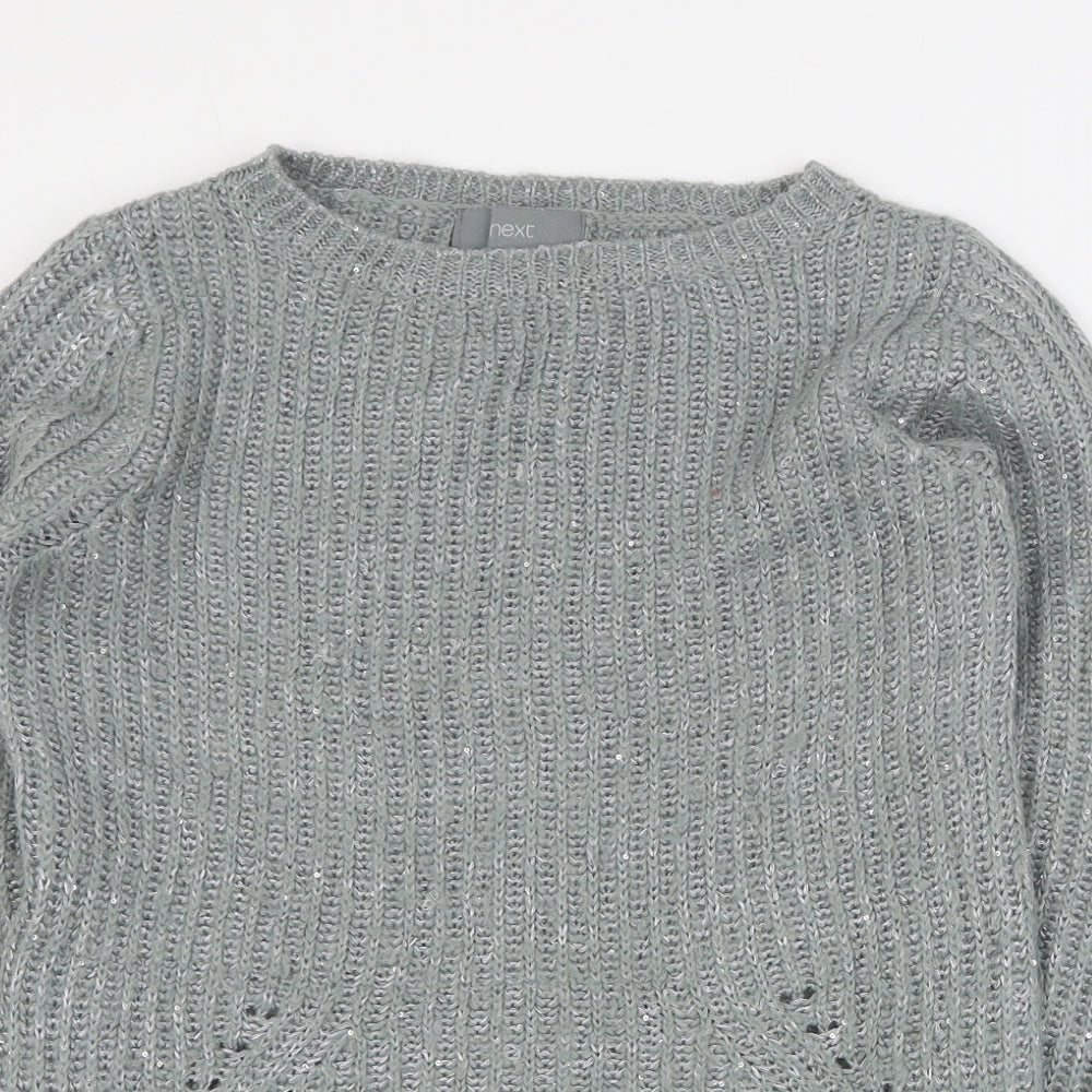 Womens UK Size XS NEXT Green Pullover Jumper