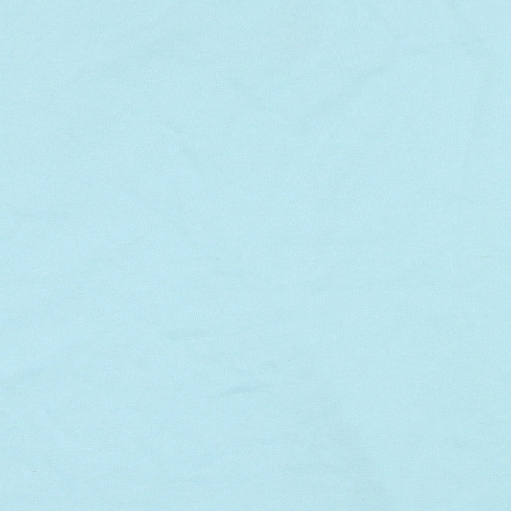 H&M Womens Blue  Cotton Pullover Sweatshirt Size L  Pullover - Cropped