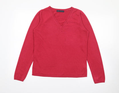 Womens UK Size 12 Marks and Spencer Pink Pullover Jumper