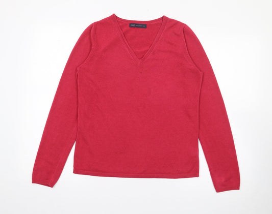 Womens UK Size 12 Marks and Spencer Pink Pullover Jumper