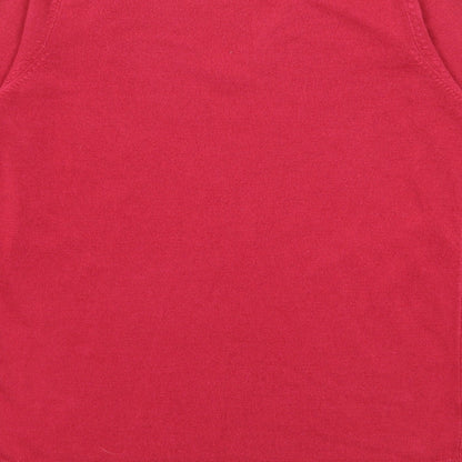 Womens UK Size 12 Marks and Spencer Pink Pullover Jumper