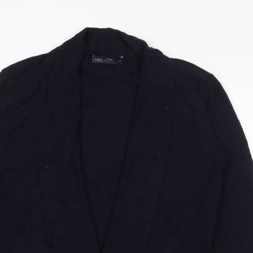 Womens UK Size M Marks and Spencer Blue Cardigan Jumper
