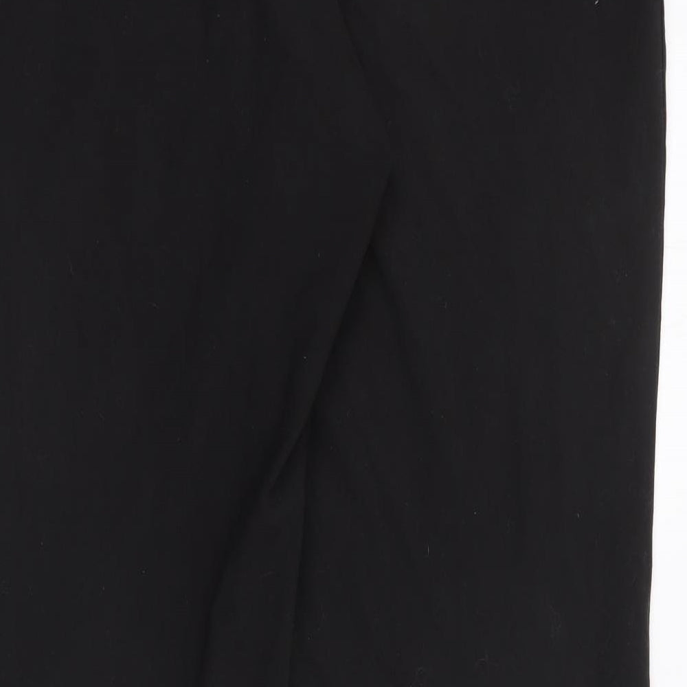 F&F Womens Black  Polyester Trousers  Size 40 in L29 in Regular