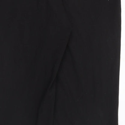 F&F Womens Black  Polyester Trousers  Size 40 in L29 in Regular