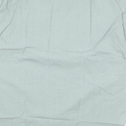 Mens UK Size 15.5 Mark Caine Green  Button-Up Long Sleeve Casual Shirt