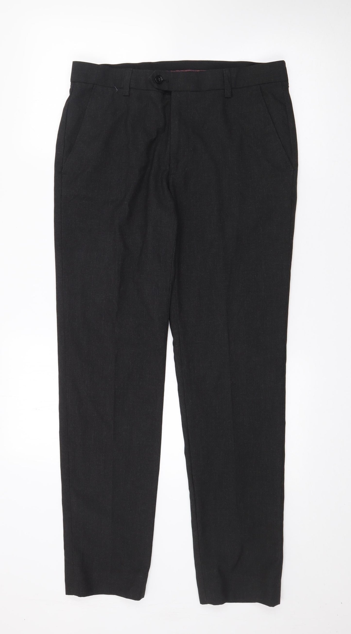Womens UK Size 32 in NEXT Regular Fit  Grey Trousers