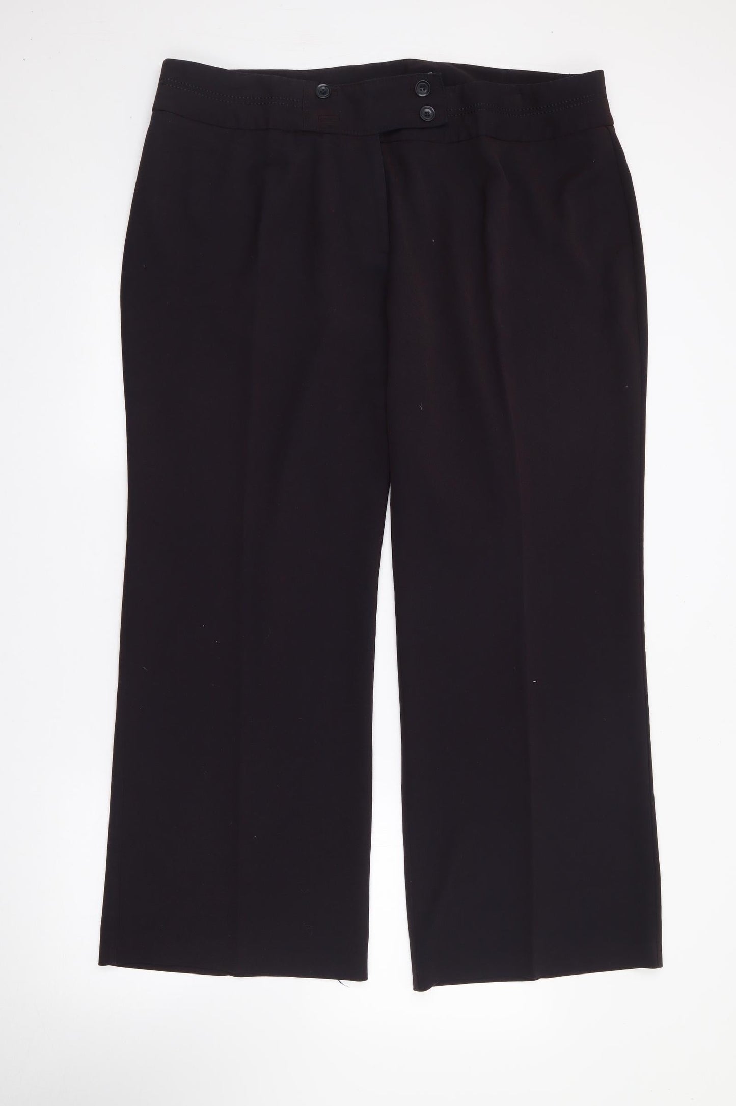 Womens UK Size 20 Marks and Spencer Regular Fit  Purple Trousers