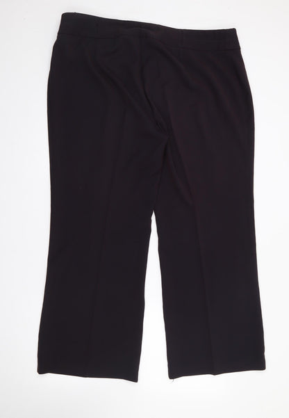 Womens UK Size 20 Marks and Spencer Regular Fit  Purple Trousers