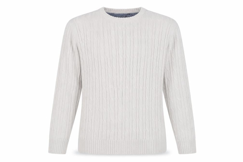 Mens UK Size S Brave Soul Grey Pullover Jumper