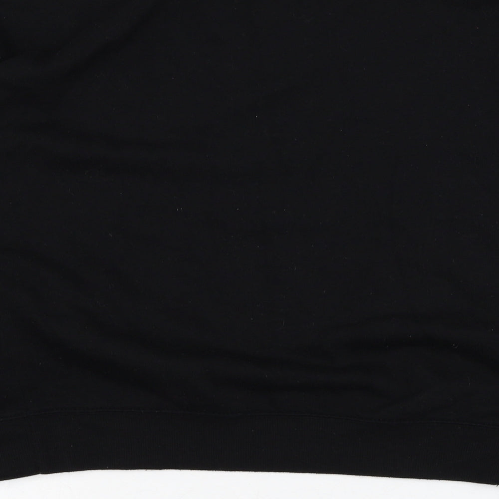 New Look Womens Black  Polyester Pullover Sweatshirt Size 10  Pullover