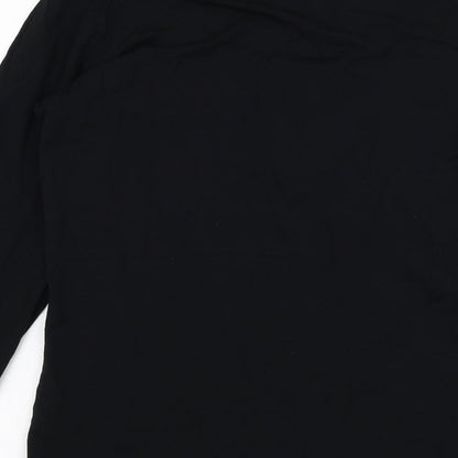 Womens UK Size 12 Marks and Spencer Black Cape Jumper