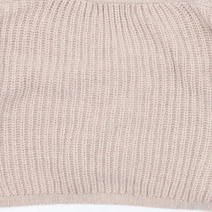 COLLEZIONE GRIA Womens Pink V-Neck  Acrylic Cardigan Jumper Size M