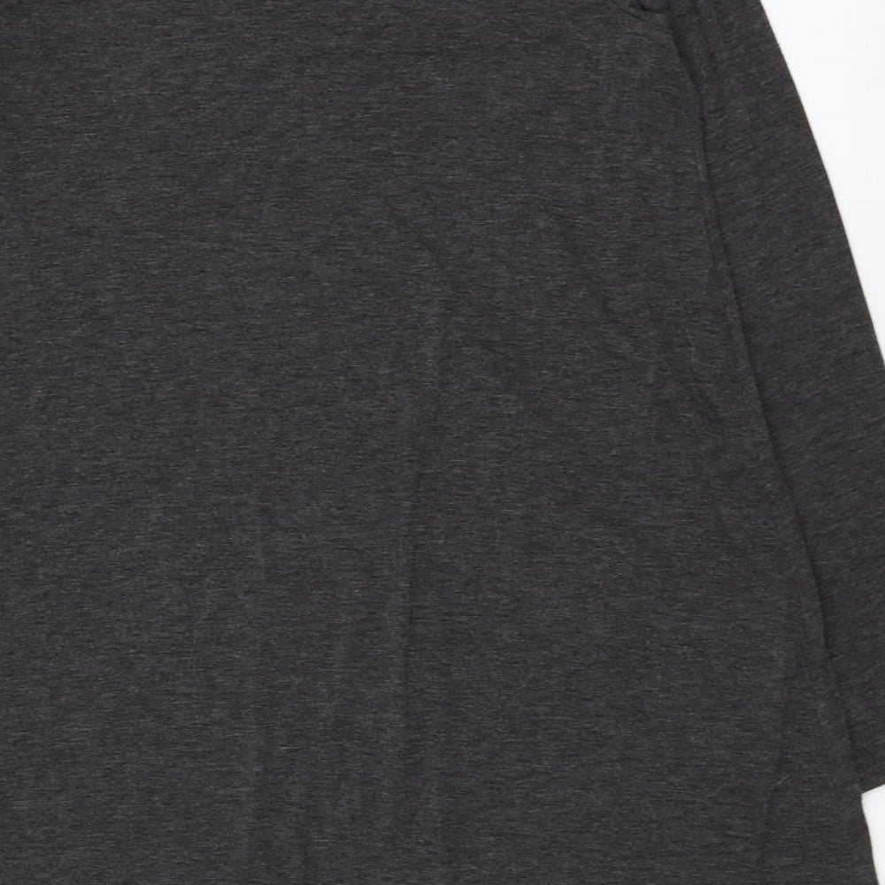 South Womens Grey  Polyester Shift  Size 10  Mock Neck Pullover