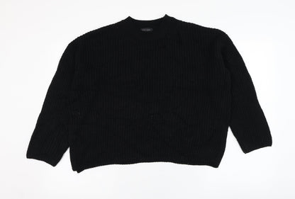 Womens UK Size S New Look Black Pullover Jumper