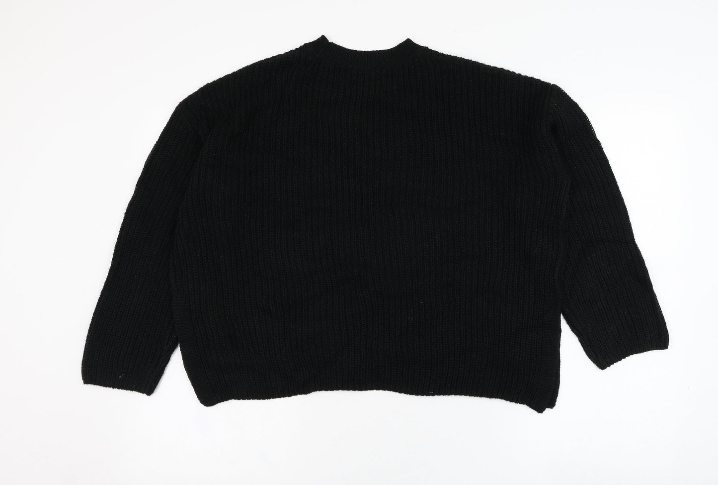 Womens UK Size S New Look Black Pullover Jumper