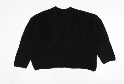 Womens UK Size S New Look Black Pullover Jumper