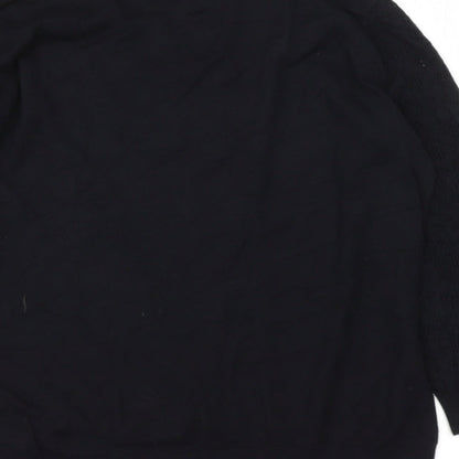 Womens UK Size M H&M Black Pullover Jumper