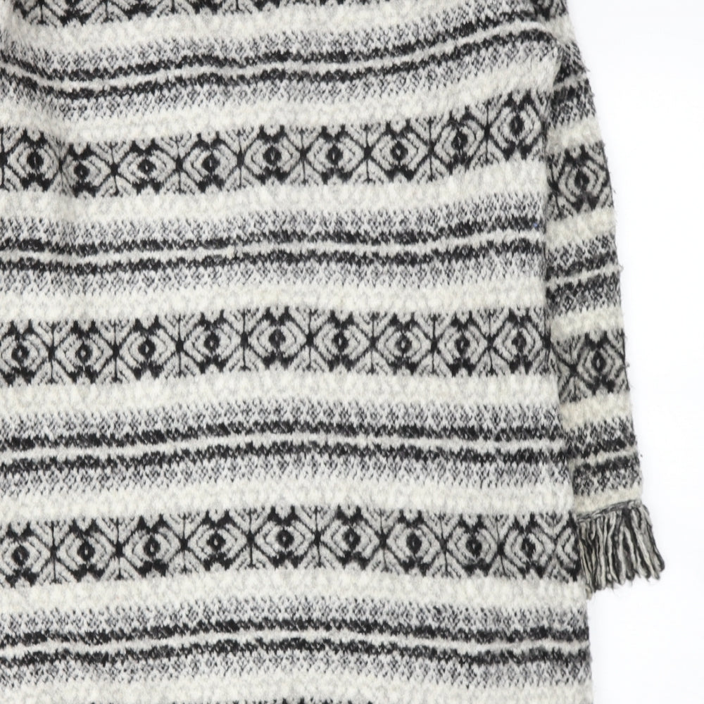 Womens UK Size L Marks and Spencer Beige Wrap Jumper