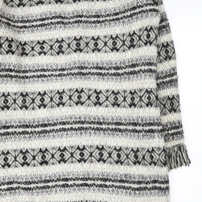 Womens UK Size L Marks and Spencer Beige Wrap Jumper