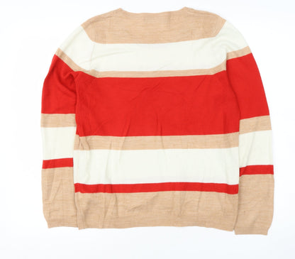 Womens UK Size 12 Marks and Spencer Beige Pullover Jumper