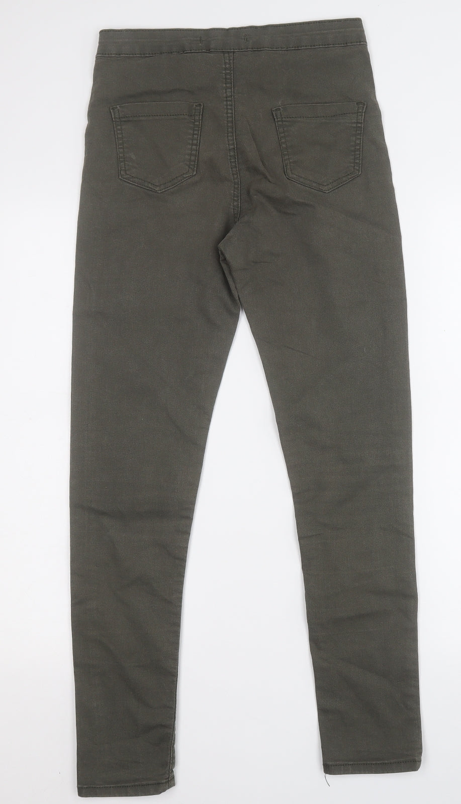 porto bello Womens Green  Cotton Skinny Jeans Size 8 L26 in Regular Button