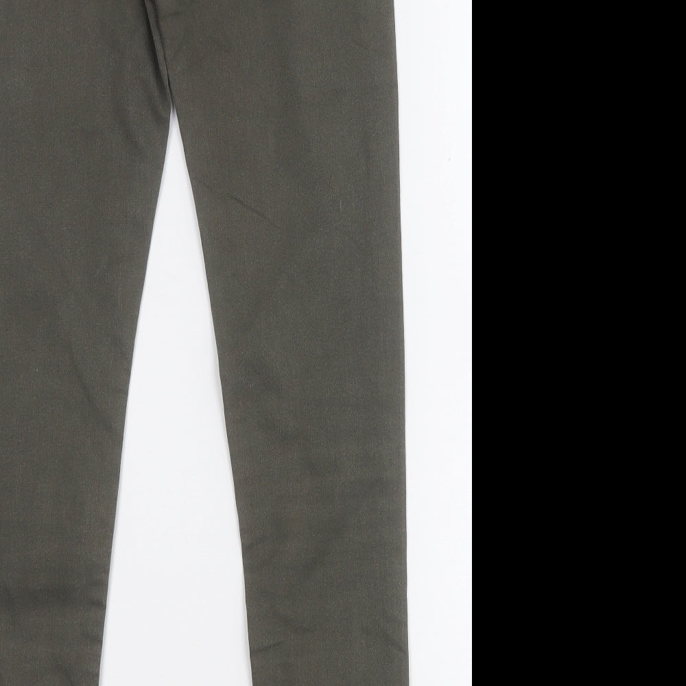 porto bello Womens Green  Cotton Skinny Jeans Size 8 L26 in Regular Button