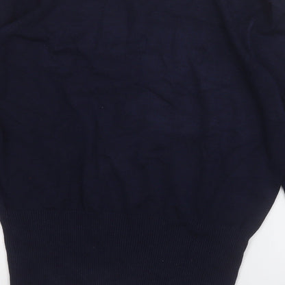Womens UK Size 12 Marks and Spencer Blue Pullover Jumper