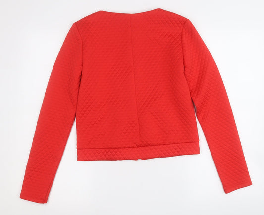 Womens UK Size S Divided Red Jacket