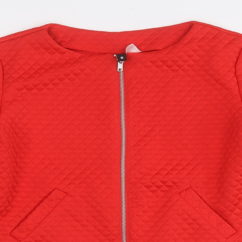 Womens UK Size S Divided Red Jacket