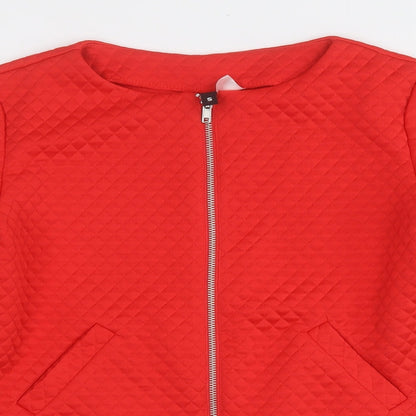 Womens UK Size S Divided Red Jacket