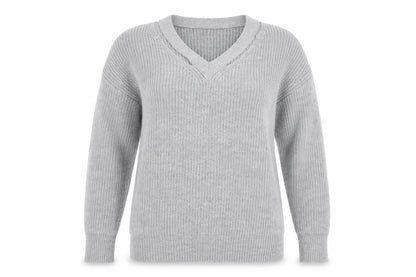 Womens UK Size S Shien Grey Pullover Jumper